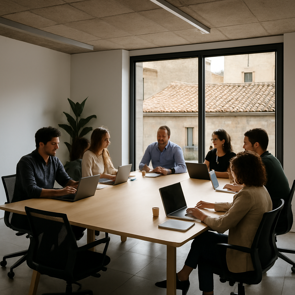 Reunión equipo empresas españolas