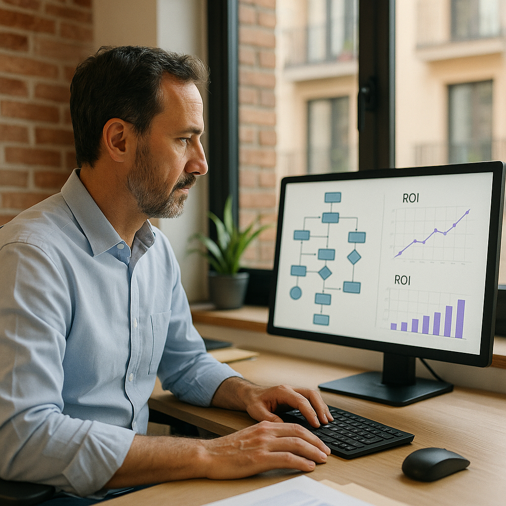 Automatización procesos IA ROI pymes